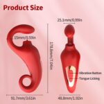 wibrator merfi 10 vibration functions 10 frequency tongue licking usb - galeria 2