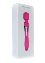 stymulator b series silicone dual massager pulsator usb 77 function pink - galeria 11