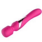 stymulator b series silicone dual massager pulsator usb 77 function pink - galeria 3