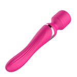 stymulator b series silicone dual massager pulsator usb 77 function pink - galeria 4