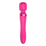 stymulator b series silicone dual massager pulsator usb 77 function pink - galeria 5