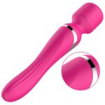 stymulator b series silicone dual massager pulsator usb 77 function pink - galeria 7