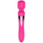 stymulator b series silicone dual massager pulsator usb 77 function pink - galeria 8