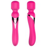 stymulator b series silicone dual massager pulsator usb 77 function pink - galeria 9