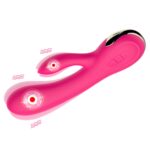 wibrator silicone vibrator usb 7 function booster heating - galeria 10