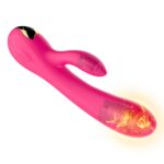 wibrator silicone vibrator usb 7 function booster heating - galeria 11