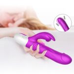 wibrator silicone vibrator usb 10 function expander and thrusting function - galeria 5