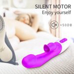 wibrator silicon vibrator 7 function and heating mode purple - galeria 4