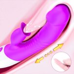 wibrator silicon vibrator 7 function and heating mode purple - galeria 7