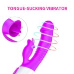 wibrator silicon vibrator 7 function and heating mode purple - galeria 9