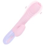 wibrator silicone vibrator usb 7 function and thrusting function heating pink - galeria 3
