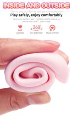 wibrator silicone vibrator usb 7 function and thrusting function heating pink - galeria 13