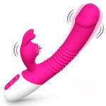 wibrator silicone vibrator usb 7 powerful licking and thrusting modes - zdjęcie produktu