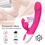 wibrator silicone vibrator usb 7 powerful licking and thrusting modes - galeria 8