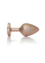 plug jewellery pearl gold heart plug clear m - galeria 1