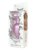 plug jewellery pearl pink heart plug clear l - galeria 5