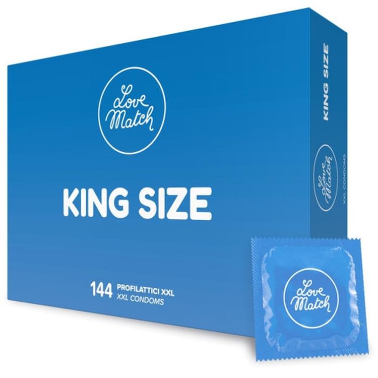 71-101174J Prezerwatywy-Love Match King Szie XXL - 144 pack - obrazek 1
