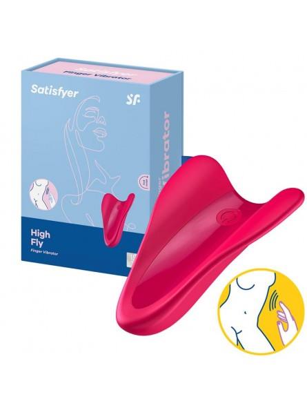 stymulator high fly finger vibrator red - zdjęcie produktu