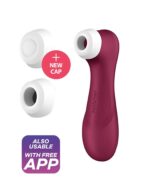 pro 2 generation 3with liquid air technology vibration and bluetooth app wine red - zdjęcie produktu