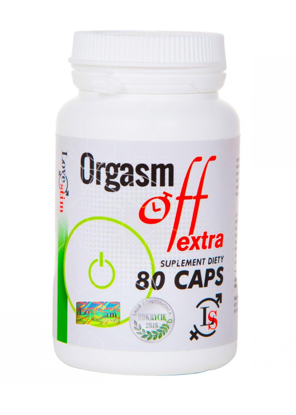 731-00032 Supl.diety-Orgasm Off 80cps. najmocniejszy suplement opóźnia wytrysk - obrazek 1