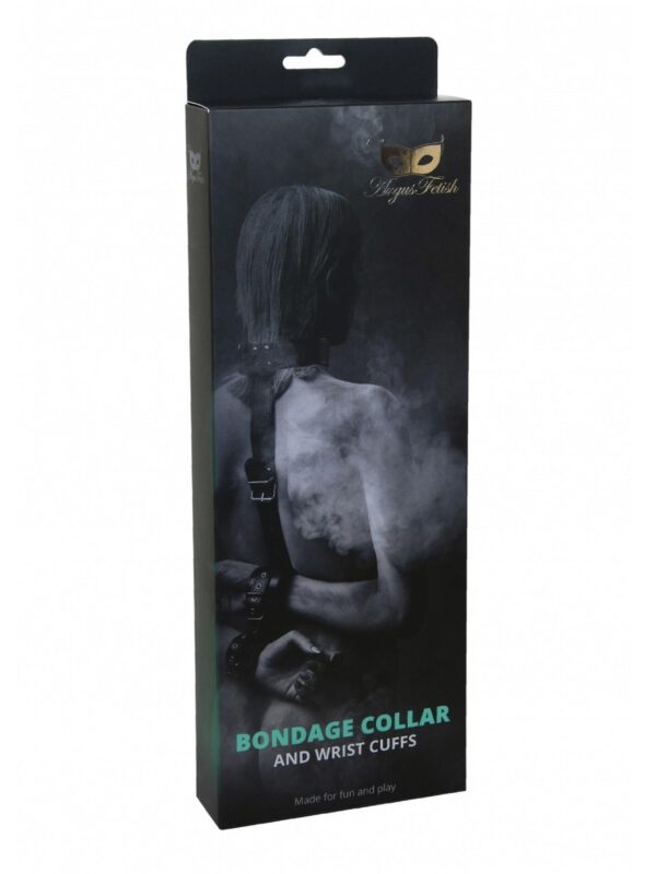 bondage collar and wrist cuffs - zdjęcie produktu