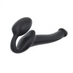 semi realistic bendable strap on black s - zdjęcie produktu