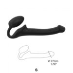 semi realistic bendable strap on black s - galeria 3