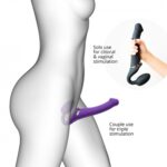 vibrating strap on l purple - galeria 5