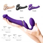 vibrating strap on l purple - galeria 7