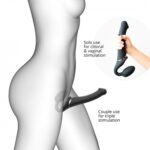 vibrating strap on m black - galeria 5