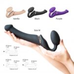 vibrating strap on m black - galeria 7