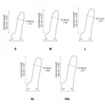 sliding skin realistic dildo fushia s - galeria 6