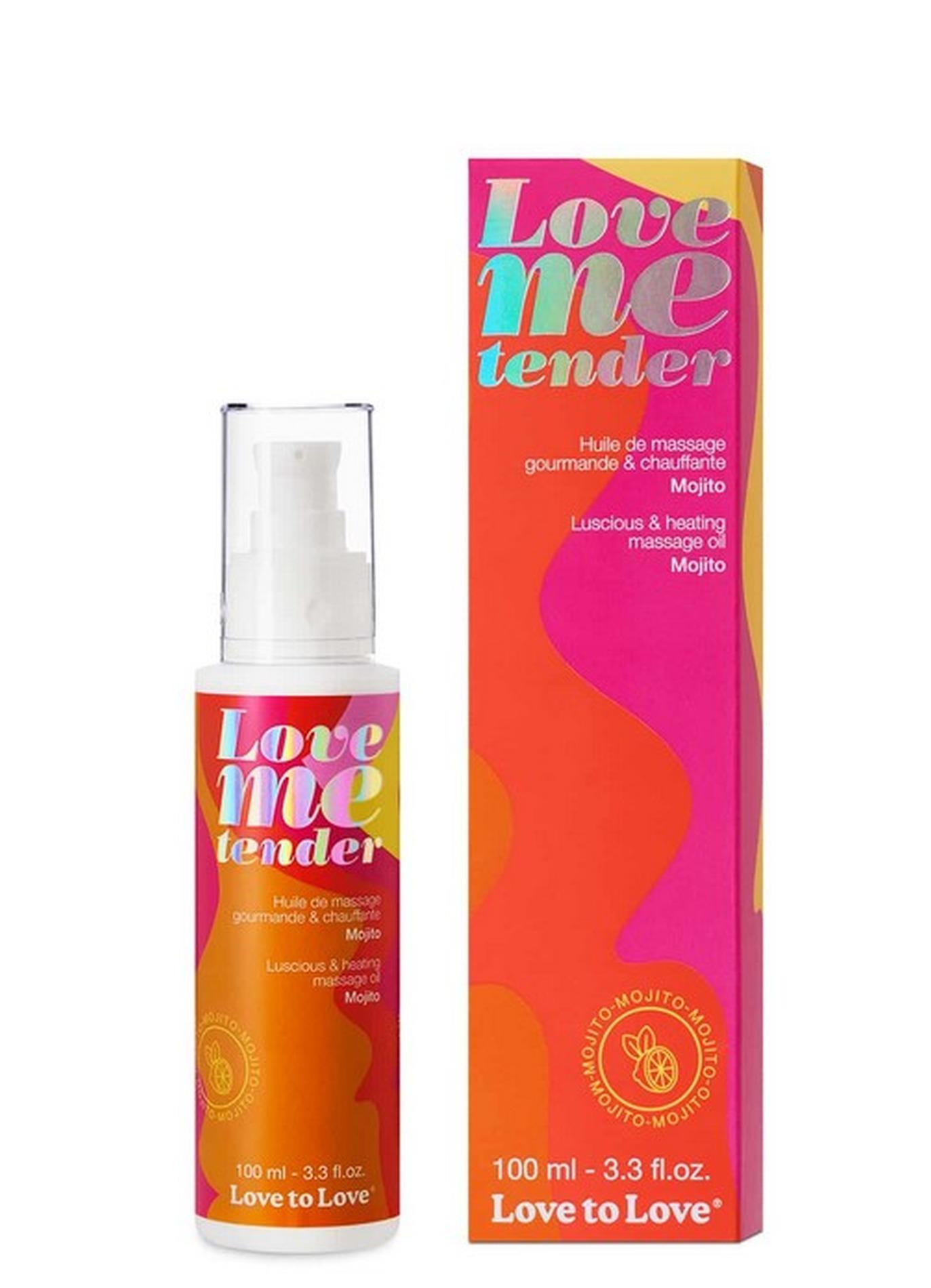80-6040621_01 LOVE ME TENDER - MASSAGE OIL - MOJITO 100ML / 3.3FL.OZ. - obrazek 1