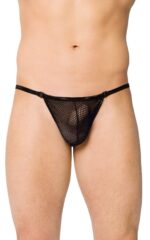 meskie stringi 4434 czarne s l - zdjęcie produktu