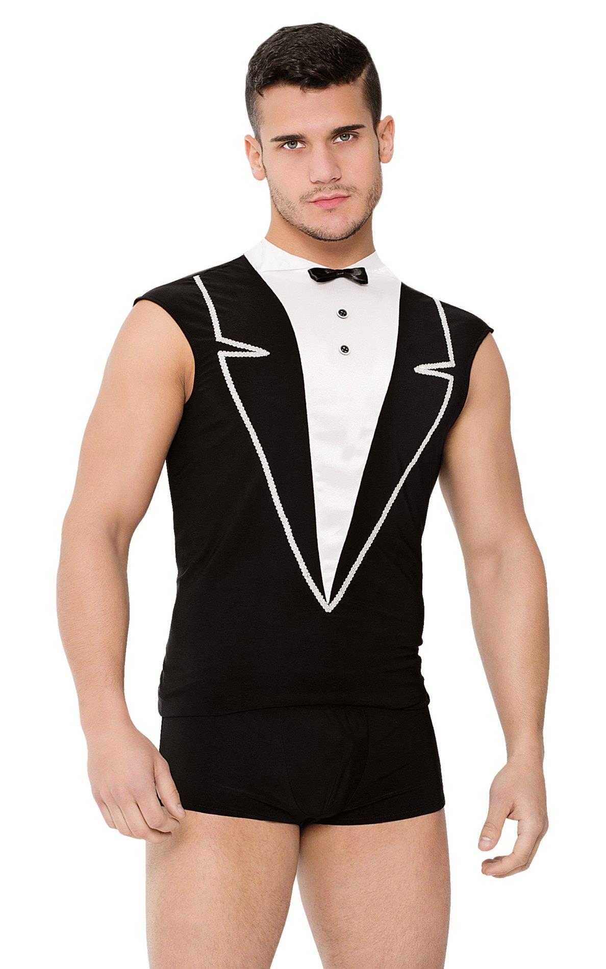 89-5591460417_01 Męski komplet 4604 czarny - obrazek 1