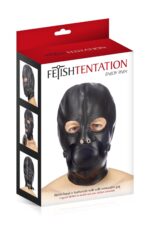 pu fetish eyes hood - galeria 1