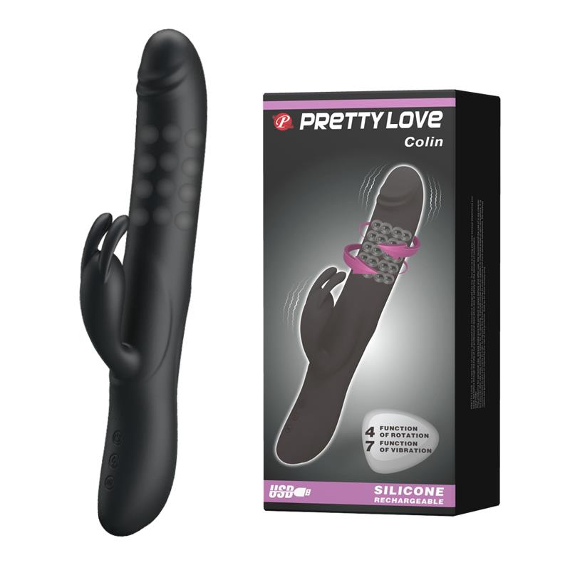 BI-014443 PRETTY LOVE - COLIN, USB, 7 vibration, 4 rotation - obrazek 1