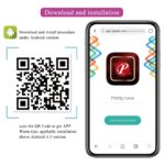 pretty love august mobile app long distance control 12 vibration functions abs silicone usb rechargeable - galeria 9