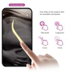 pretty love august mobile app long distance control 12 vibration functions abs silicone usb rechargeable - galeria 4