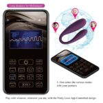 pretty love august mobile app long distance control 12 vibration functions abs silicone usb rechargeable - zdjęcie produktu