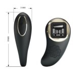pretty love nathan wireless remote control 9 speed levels 10 vibration functions abs silicone usb rechargeable - galeria 1