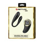 pretty love nathan wireless remote control 9 speed levels 10 vibration functions abs silicone usb rechargeable - zdjęcie produktu