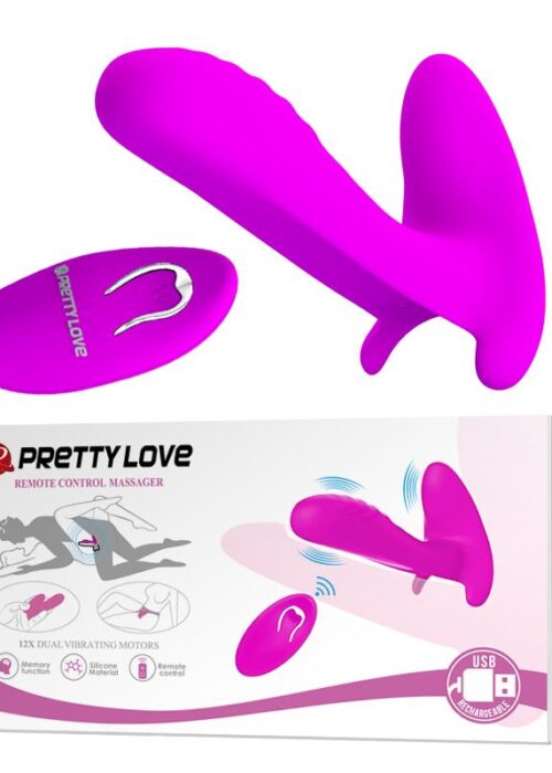 pretty love remote control massager 12 vibration functions wireless remote control - zdjęcie produktu