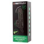 pretty love penis sleeve with ball strap vibration black - galeria 9