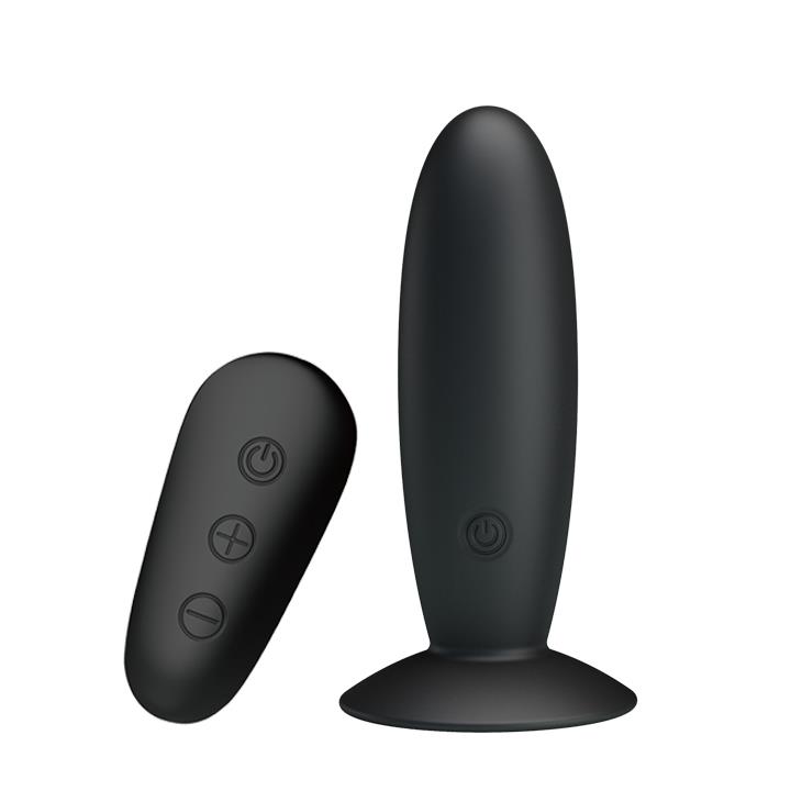 BI-040045W-MR MR PLAY - Remote Control Vibrating Anal Plug - obrazek 1