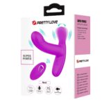 pretty love geri purple 12 vibration functions 3 licking settings wireless remote control - galeria 9