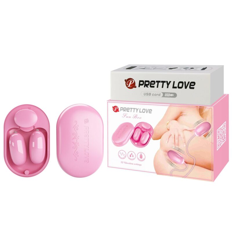 pretty love fun box pink 12 vibration functions - zdjęcie produktu