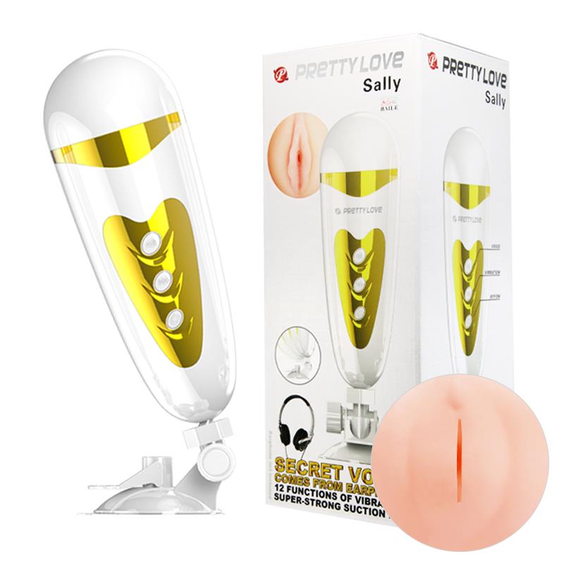 BM-00900T50-3 PRETTY LOVE -SALLY, 12 vibration functions Sex talk Suction base - obrazek 1