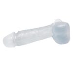 baile dong realistic dildo clear pink purple - galeria 3