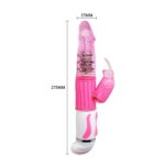 baile fasination vibrator pink12 vibration functions 4 rotation functions - galeria 3